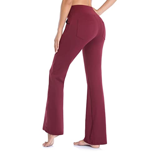 High Waisted Bootcut Yoga Leggings with Pockets R43071