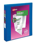 Carpeta Durable View de 1 pulgada, azul E876
