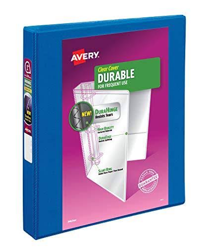 Carpeta Durable View de 1 pulgada, azul E876