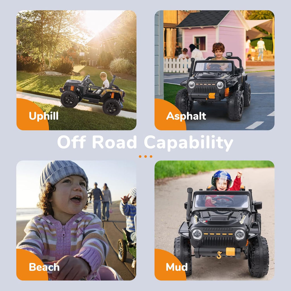 12V Electric Ride On Truck with Parental Remote Control B91021