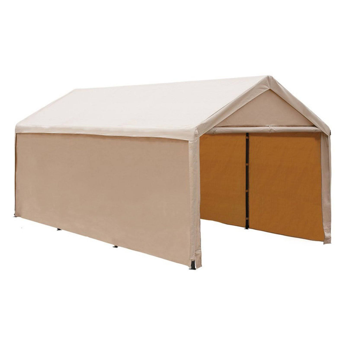 10 x 20 ft Heavy Duty Beige Carport Canopy G156831