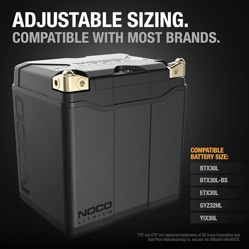 12V Lithium Powersport Battery Group 30 8Ah H553276
