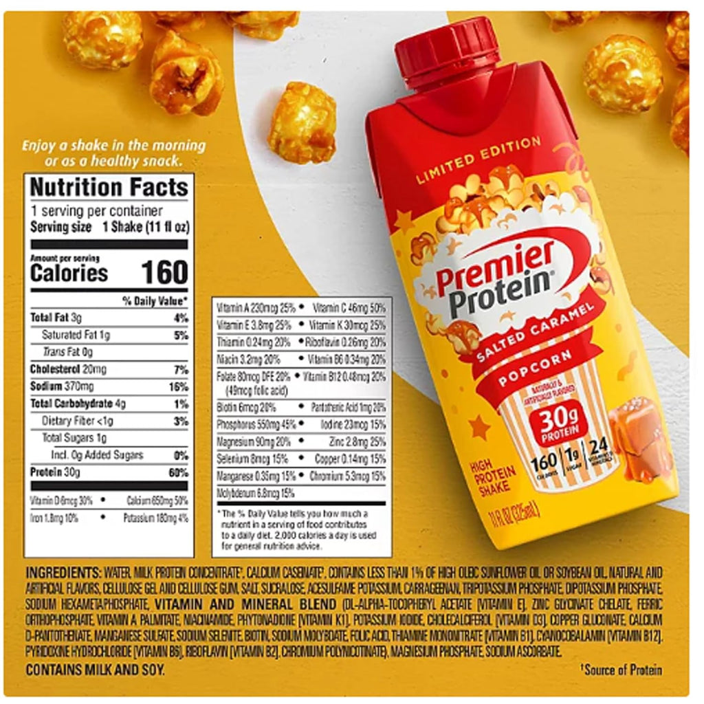 Salted Caramel Popcorn Protein Shake (11 fl. oz., 12 pk.) T885862