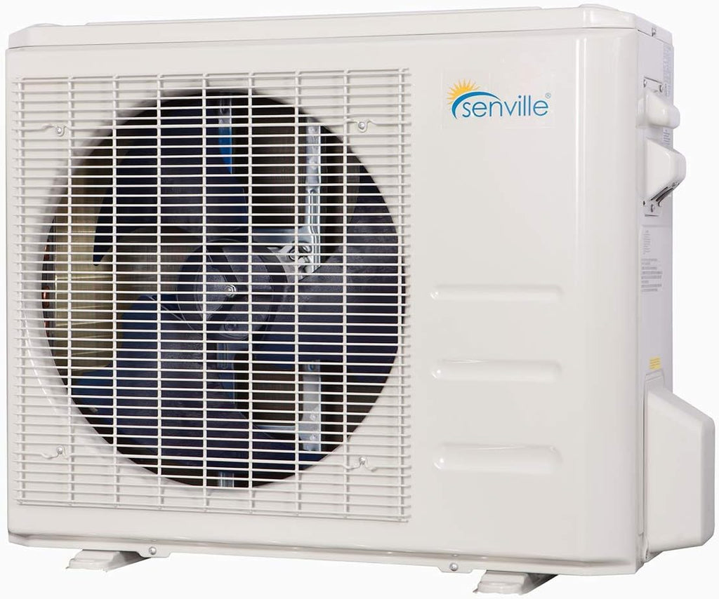 12,000 BTU Floor Console Mini Split AC/Heating System, White Q916