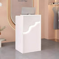 White Reception Desk with Drawers N785941