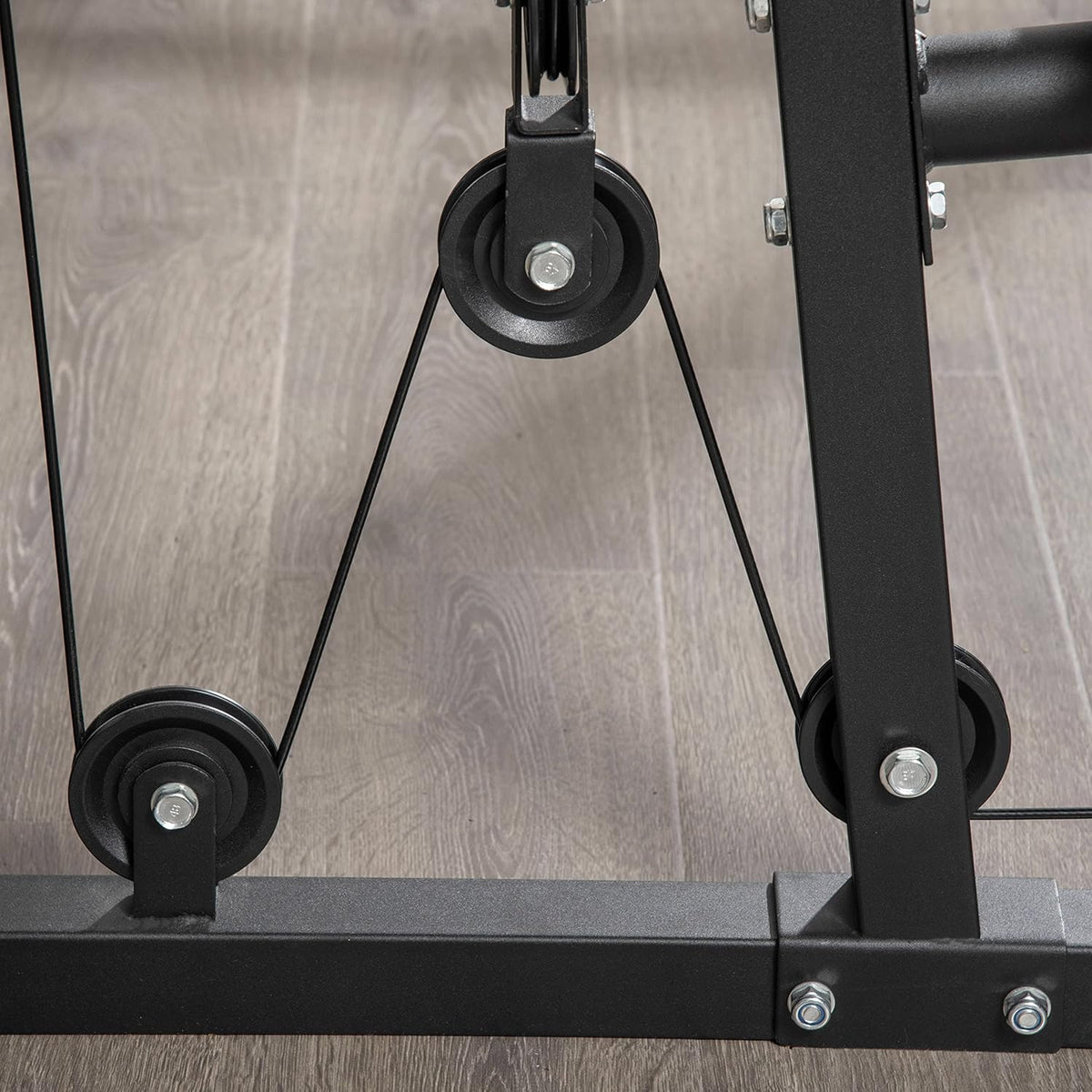 Multifunction Workout Station with 100Lbs Weight Stack B472819