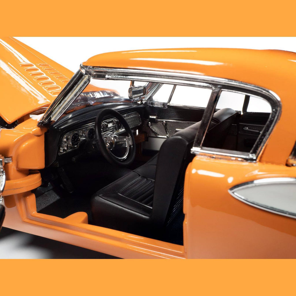 Coppertone Orange and White 1/18 Diecast Model Car V108134
