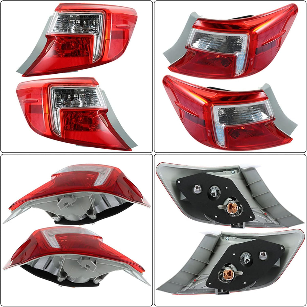 Halogen Rear Brake Tail Light Assembly Driver Left Side & Passenger Right Side M5580