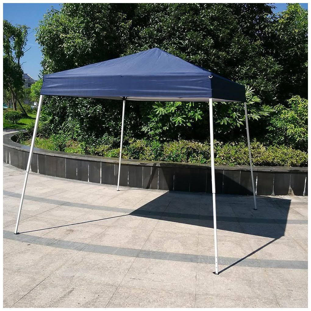 10 x 10 ft. Blue Pop Up Tent Gazebo Canopy with Carry Bag M29543
