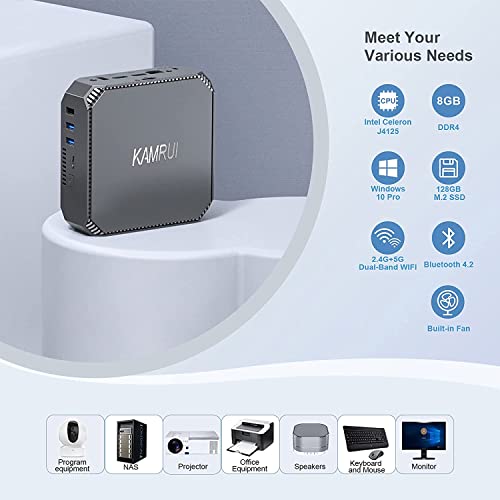 Mini PC Ryzen 7 5700U 16GB DDR4 RAM 512GB NVME SSD H773505