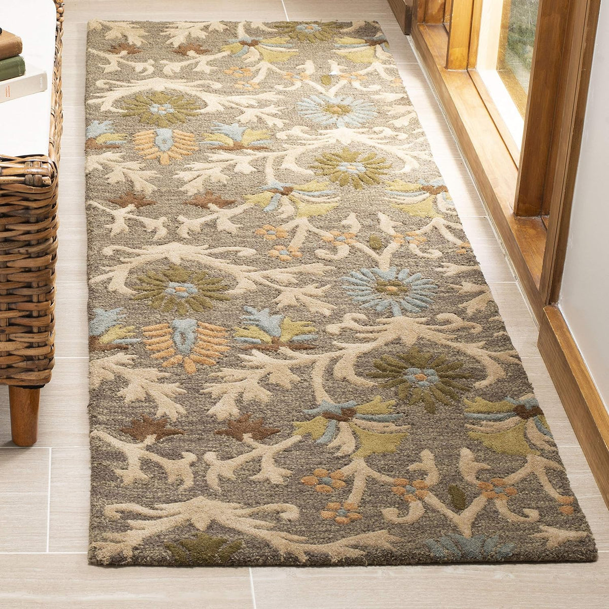 Handmade Moroccan Wool Runner 2'6 x 14' S756041