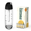 Red Portable Sparkling Water Maker with 20PCS Cylinders 450ml PET Bottle A149