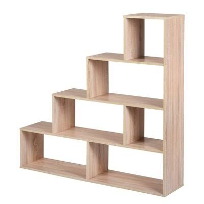 6-Compartment Wood Cube Storage Cabinet F736