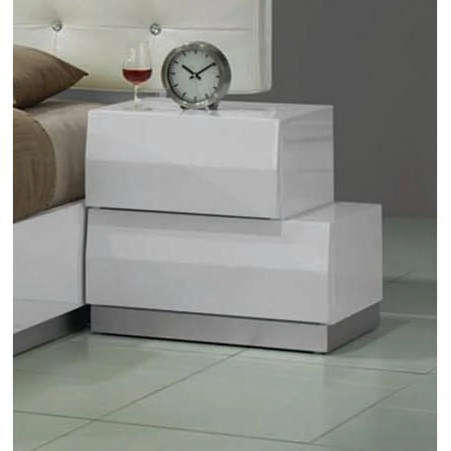 White Gloss 5-Piece King Bedroom Set K56313
