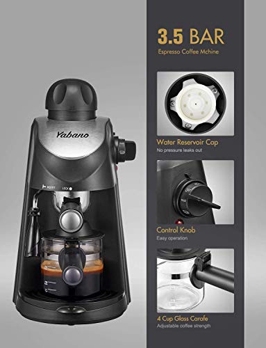 3.5Bar Espresso Coffee Maker with Milk Frother I964711