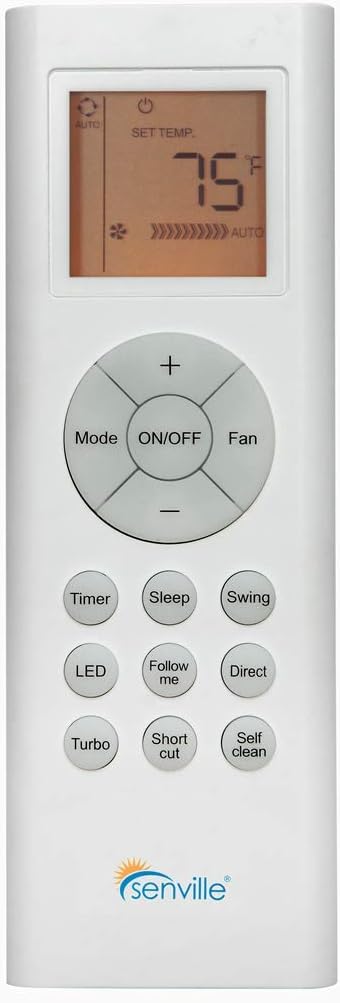 12,000 BTU Floor Console Mini Split AC/Heating System, White Q916