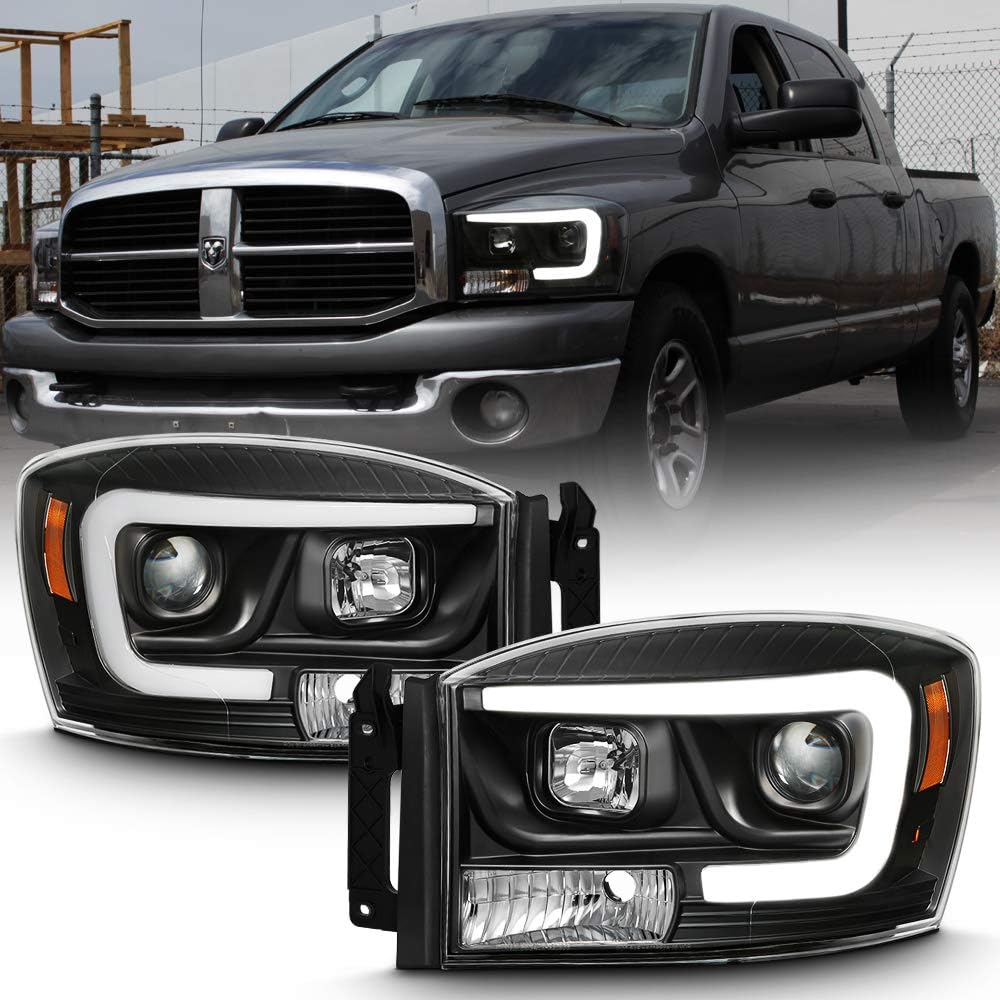 2006-2008 Dodge Ram 1500 2500 3500 LED Projector Headlights Y585