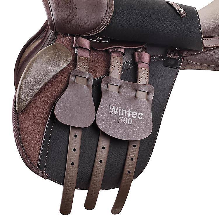 Brown Flocked All Purpose Saddle 18 B538