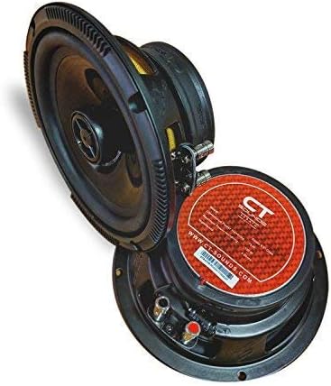6.5” 240 Watt 2-Way Weatherproof Coaxial Car Speakers, Pair E654