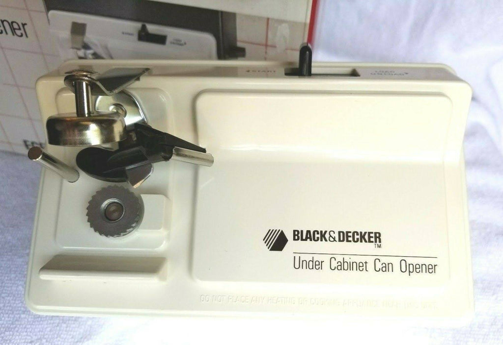 Black Under Cabinet Electric Can Opener A636
