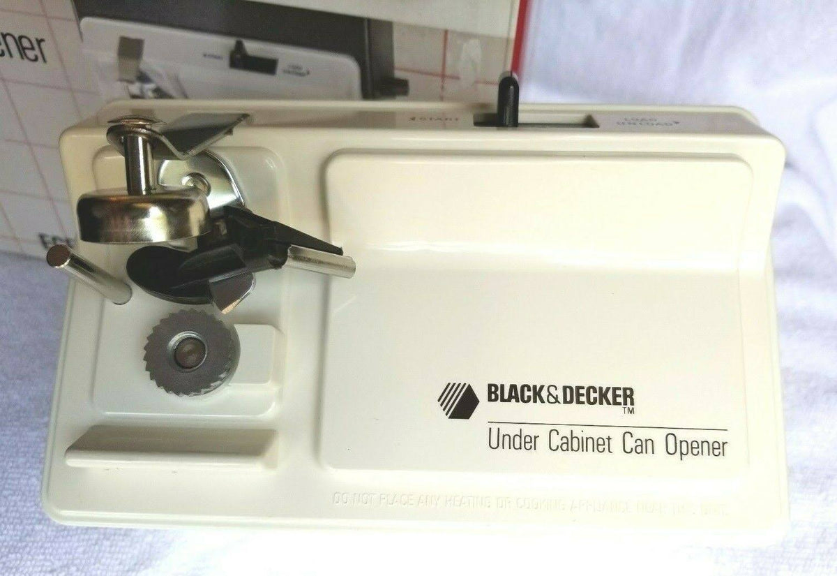 Black Under Cabinet Electric Can Opener A636