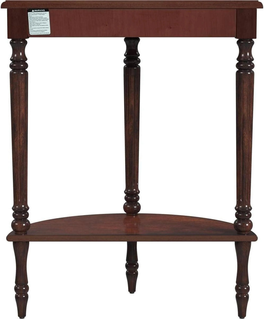 Cherry Brown Demilune Console Table C421
