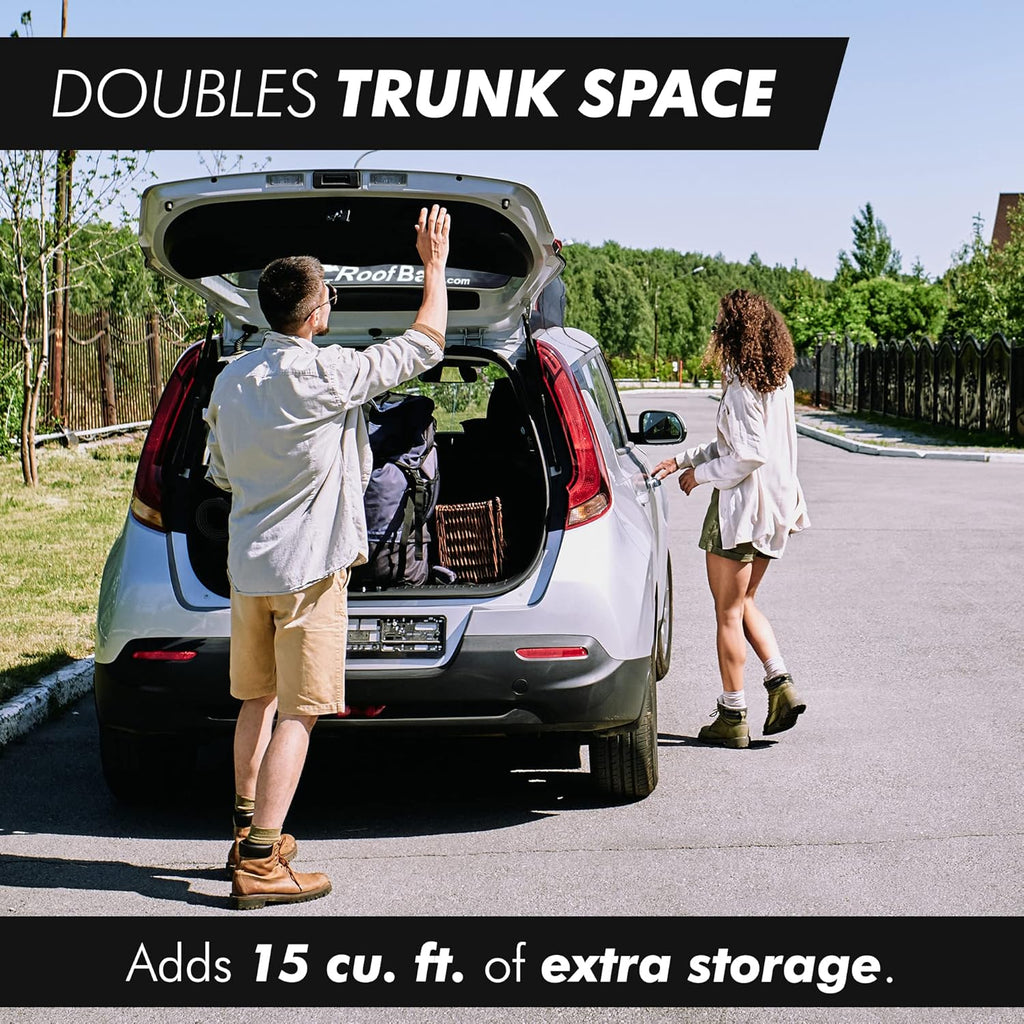 Waterproof Car Roof Bag 15 cu. ft. with Straps and Storage Bag S3338