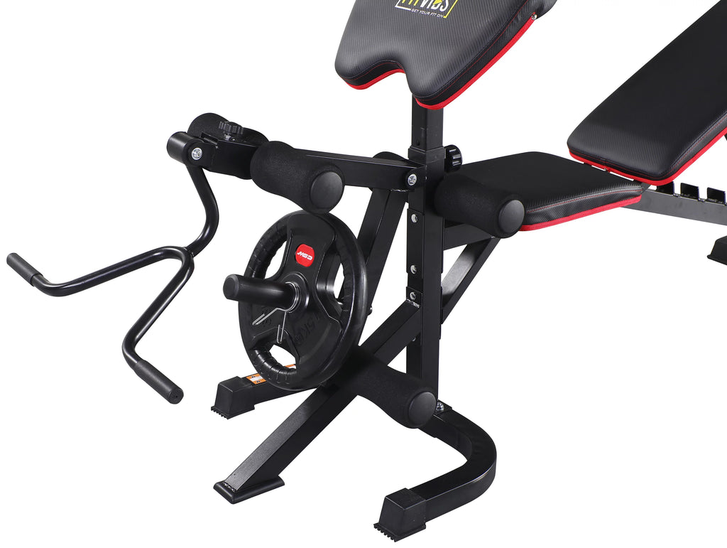 Adjustable Olympic Workout Bench with Squat Rack V33796