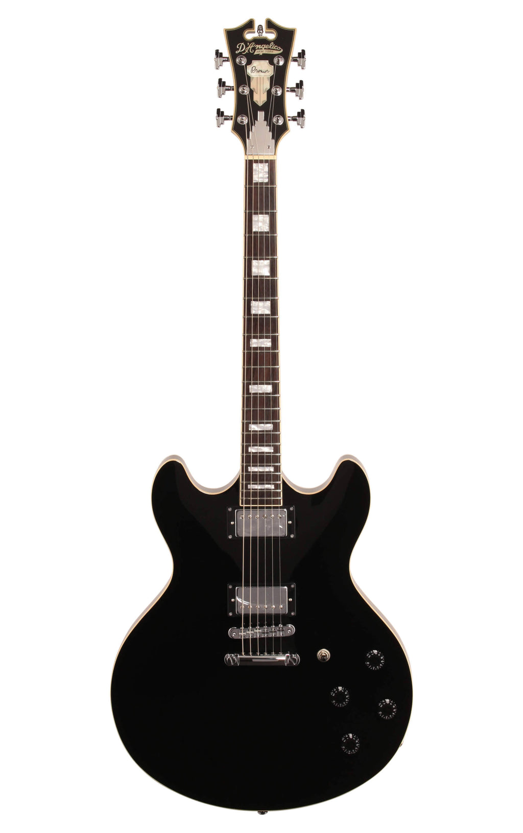 Black Semi-Hollowbody Electric Guitar I38367