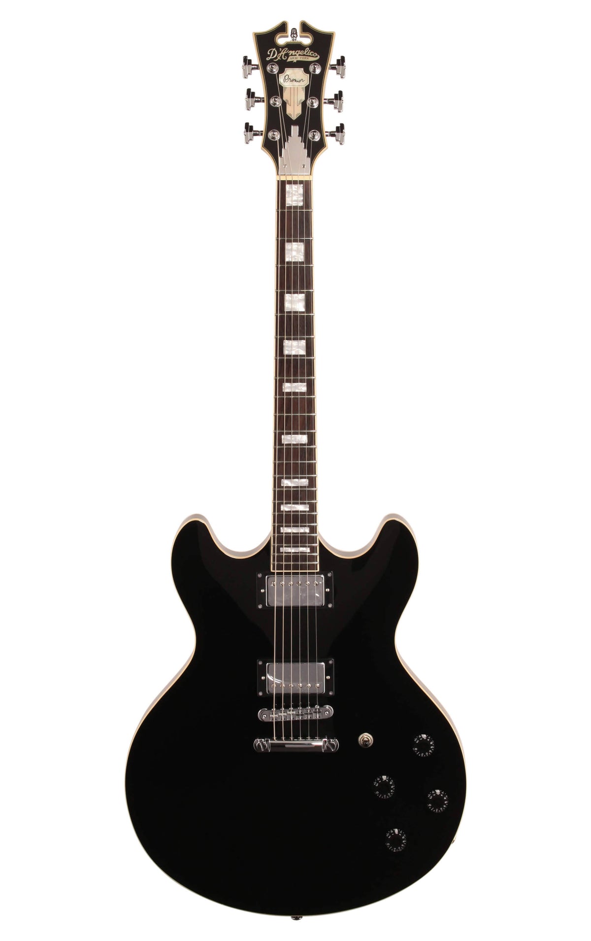 Black Semi-Hollowbody Electric Guitar I38367