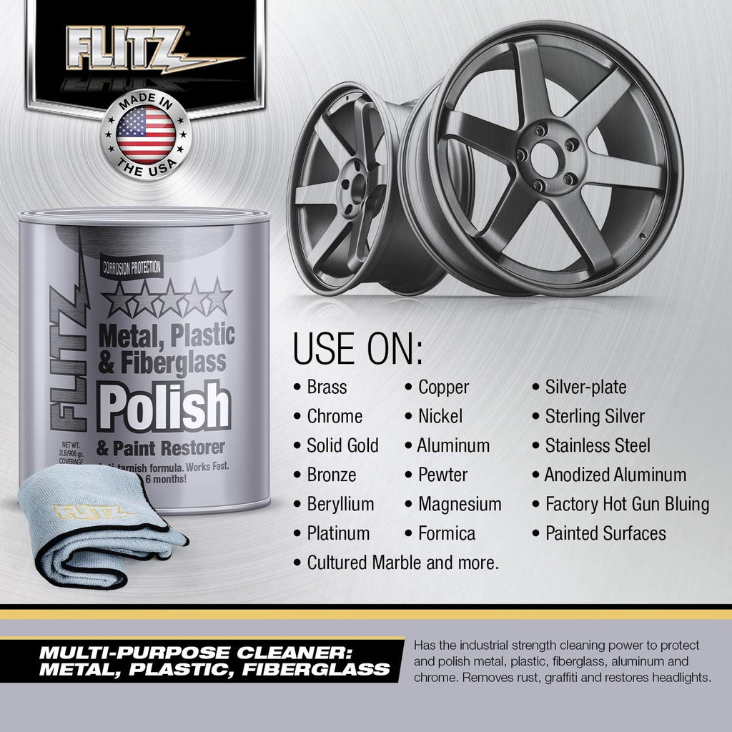 Multi Purpose Metal Polish, 2.2-Pound, Blue, Pack of 2 N115430