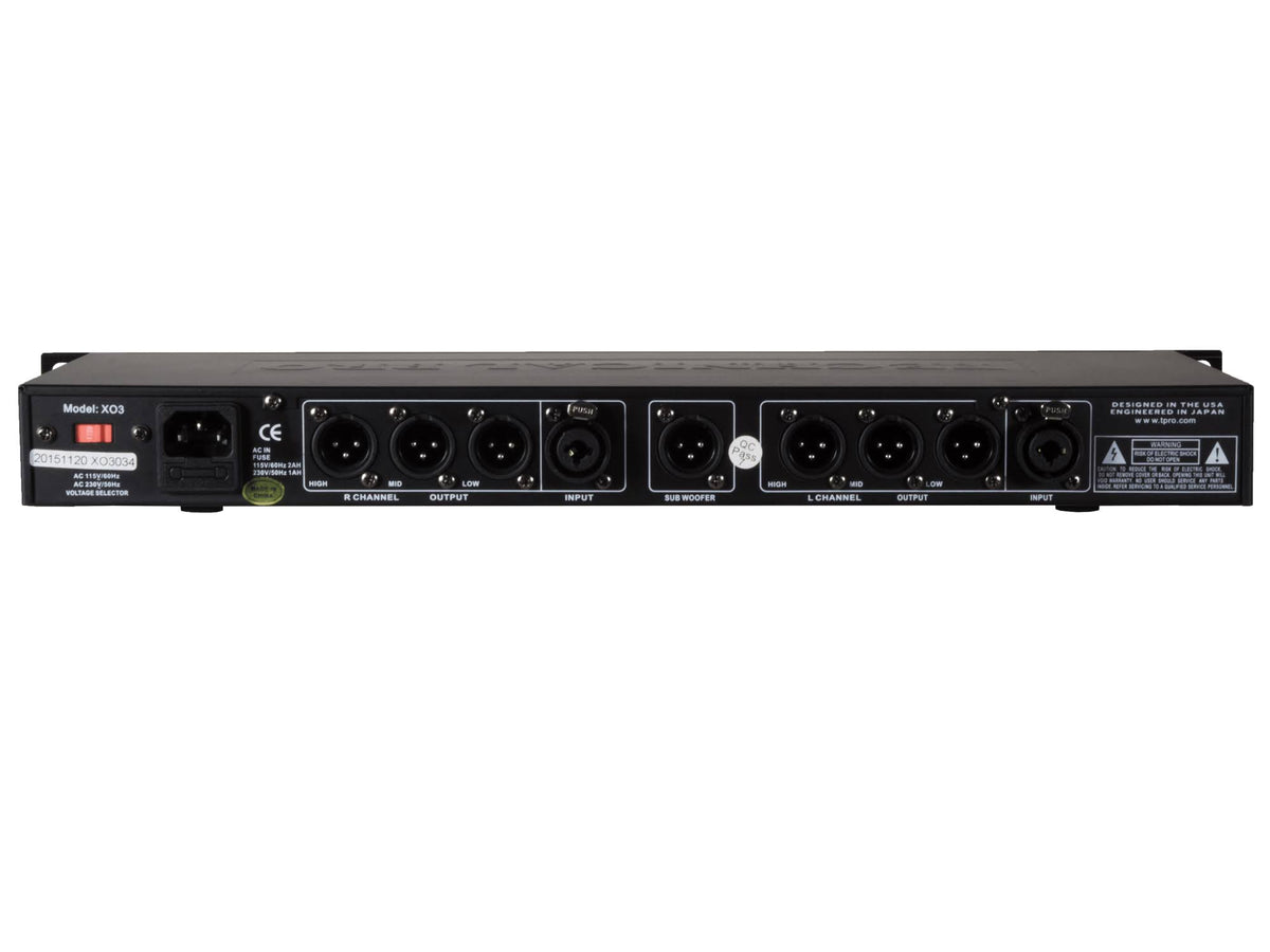3 Way Crossover with Subwoofer Output A71998
