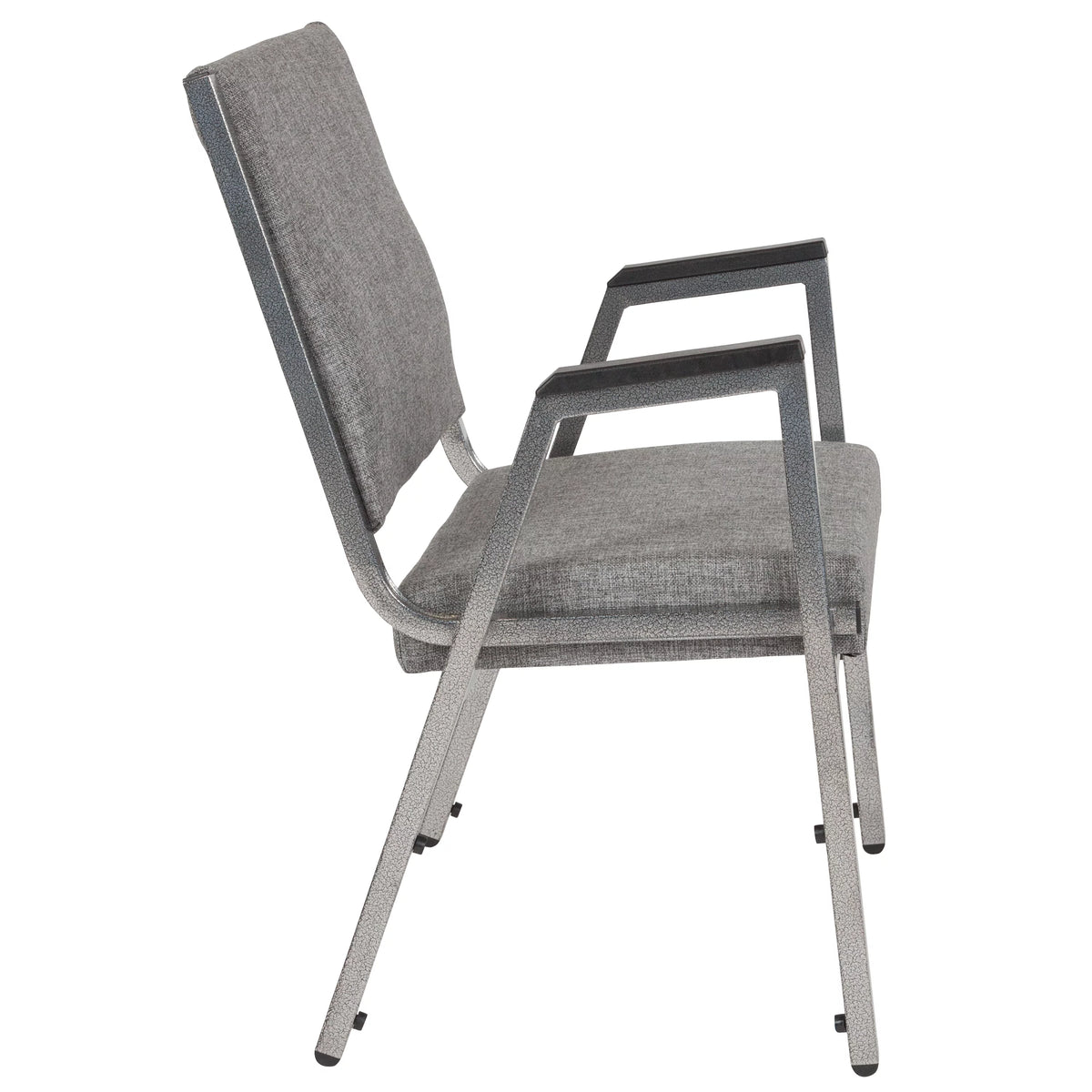 4 Pack Gray Antimicrobial Fabric Bariatric Medical Reception Arm Chair Q418428