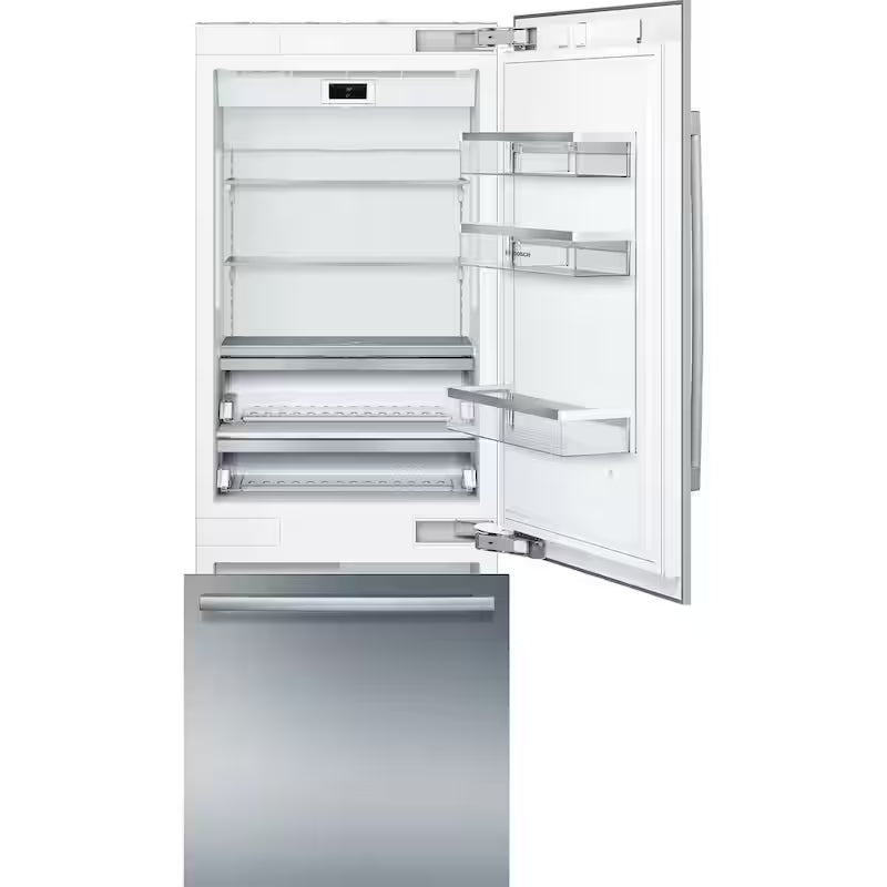 30 in. Built-In Smart Bottom Freezer Refrigerator Stainless Steel B162