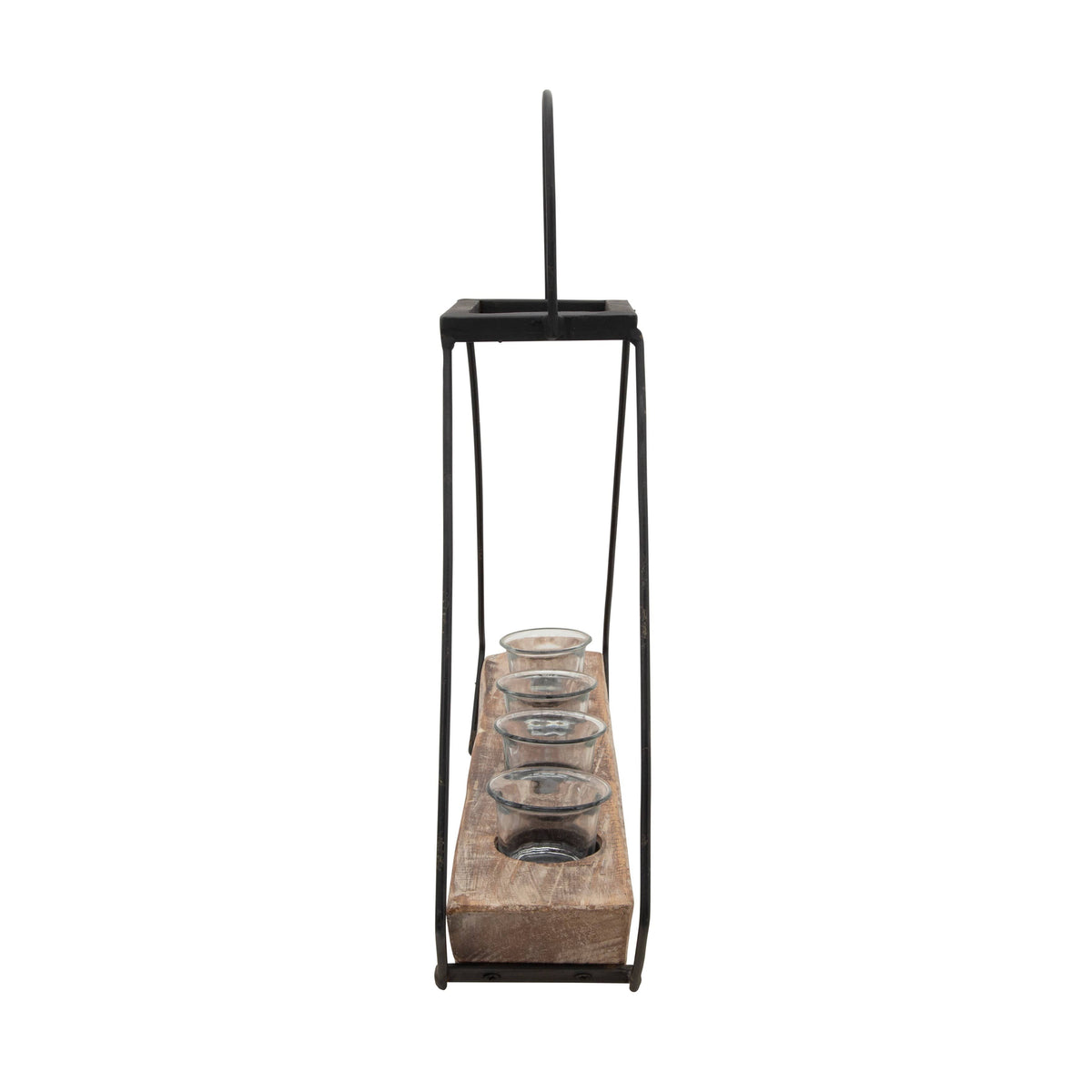 4-Tealight Holders with Handle M326