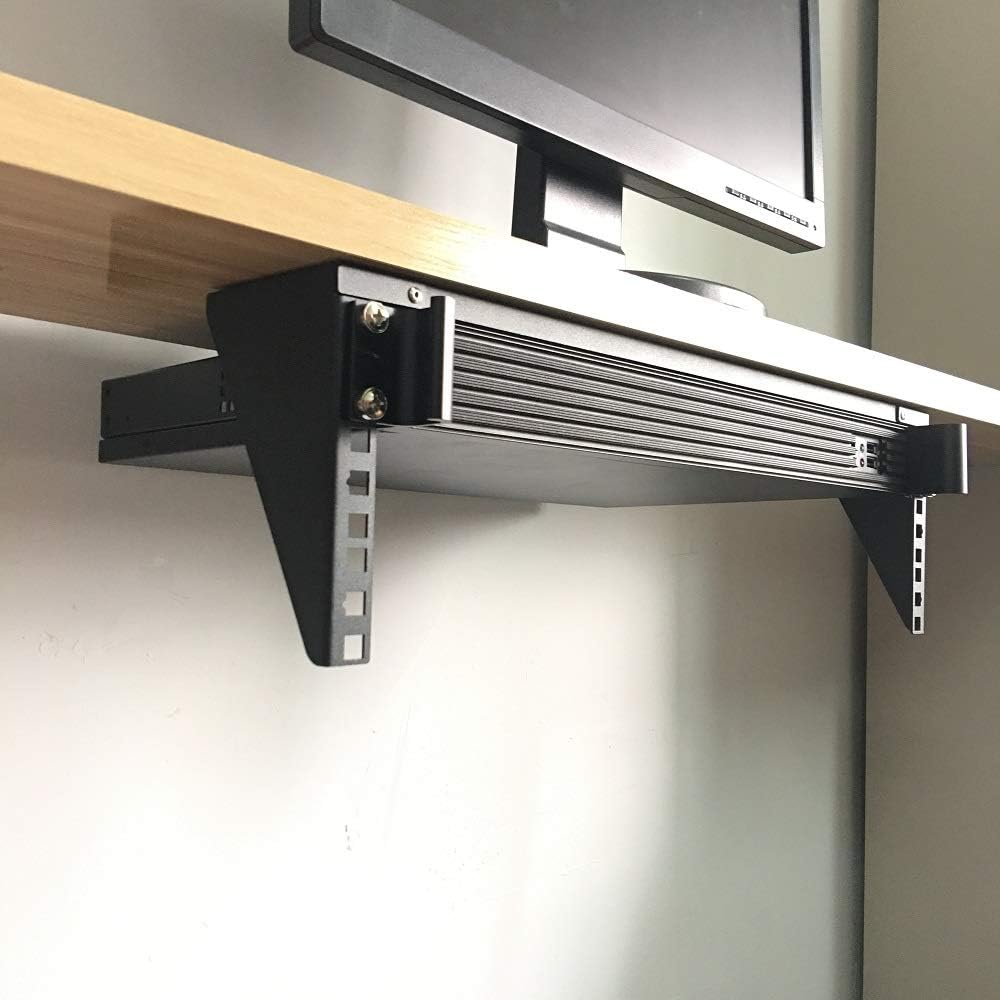 2U Light-Loading Foldable 19 Inches Cold Rolled Steel Vertical Wall Mount Rack L914