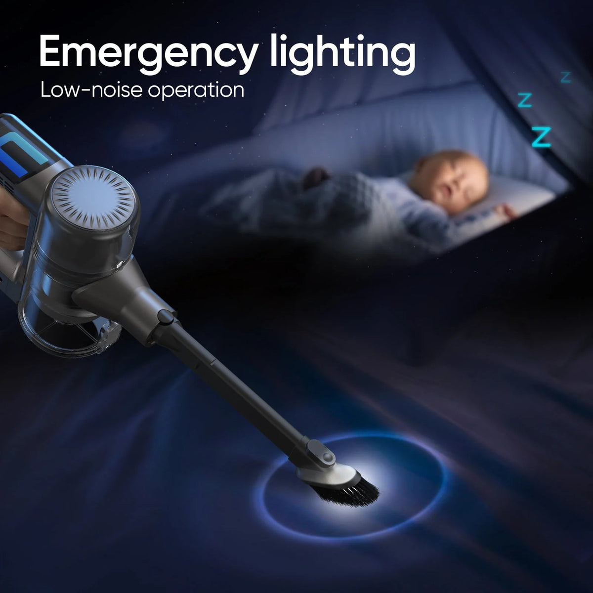 Cordless Stick Vacuum Cleaner with LED Display W353