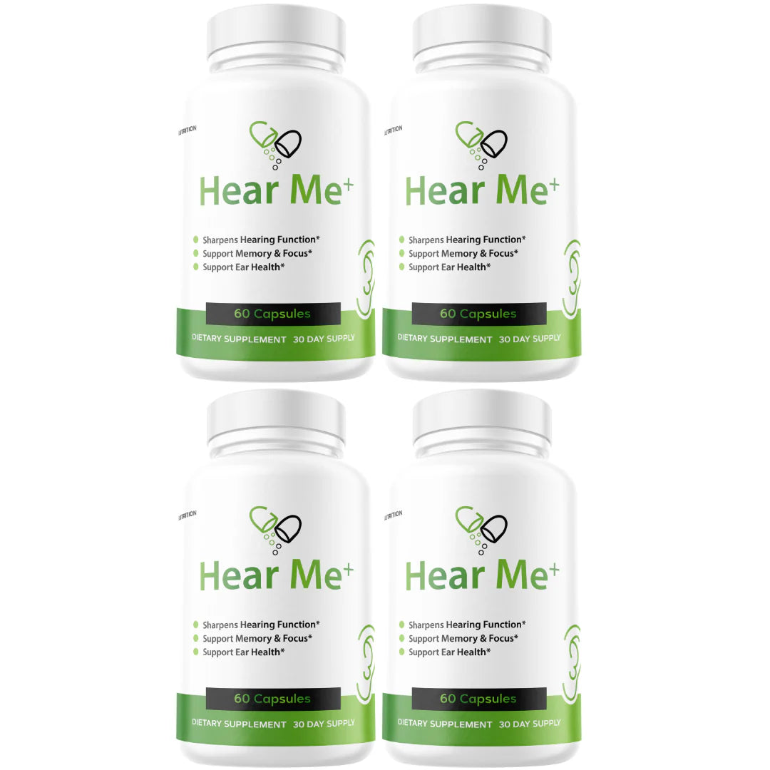 Hearing Relief Tinnitus Support Ear Health 4 Bottles H79105