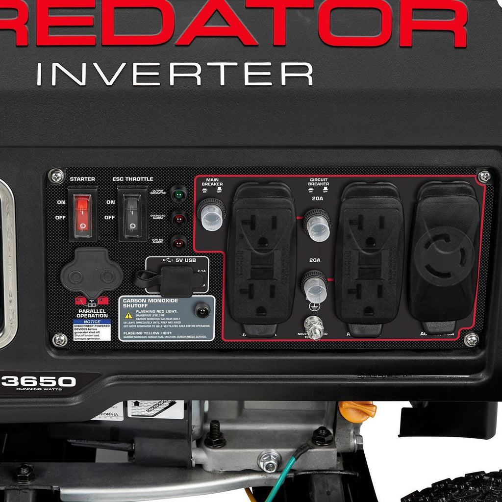 4550 Watt Open-Frame Inverter Generator L3053