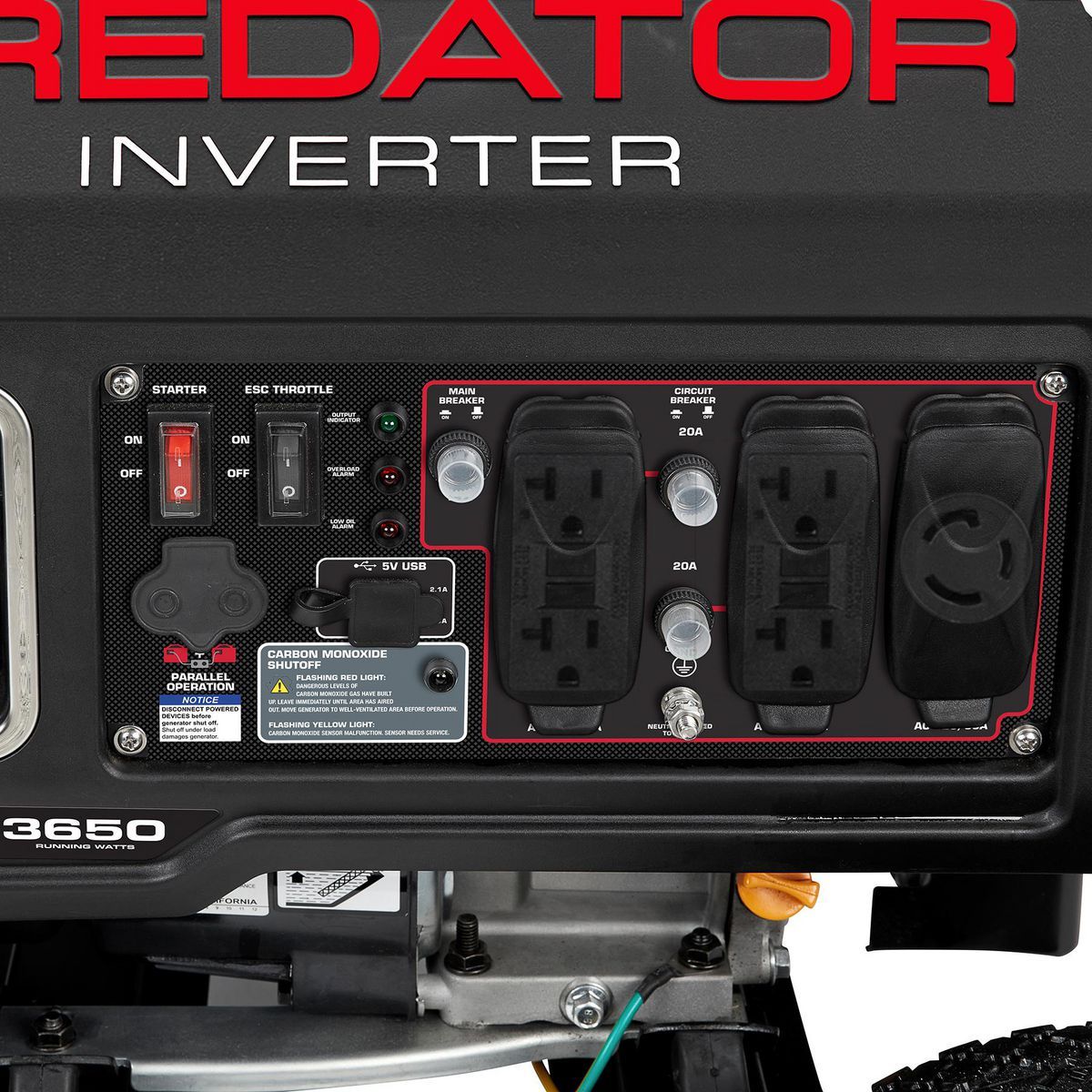 4550 Watt Open-Frame Inverter Generator L3053