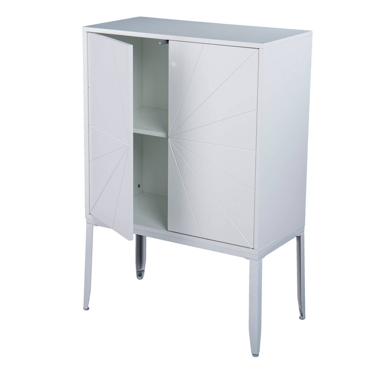 Double Door Storage Cabinet White C102327