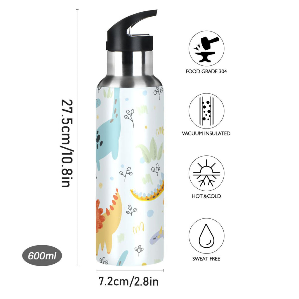 Stainless Steel Insulated Water Bottle with Straw Lid X2005