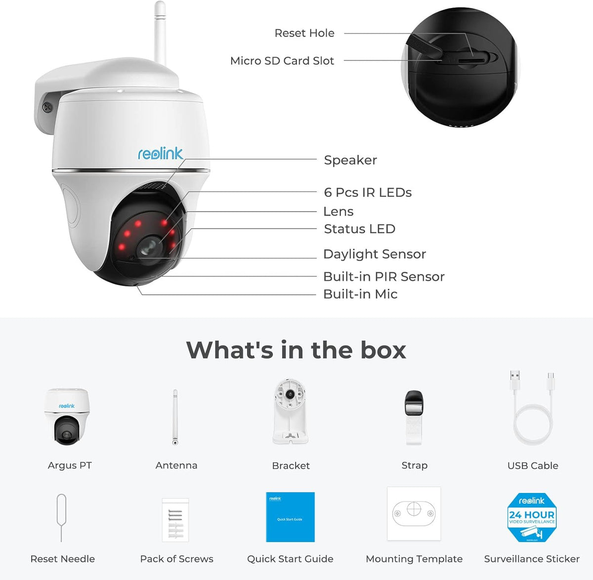 2K Wireless Solar Battery Camera with PIR Motion Sensor K981