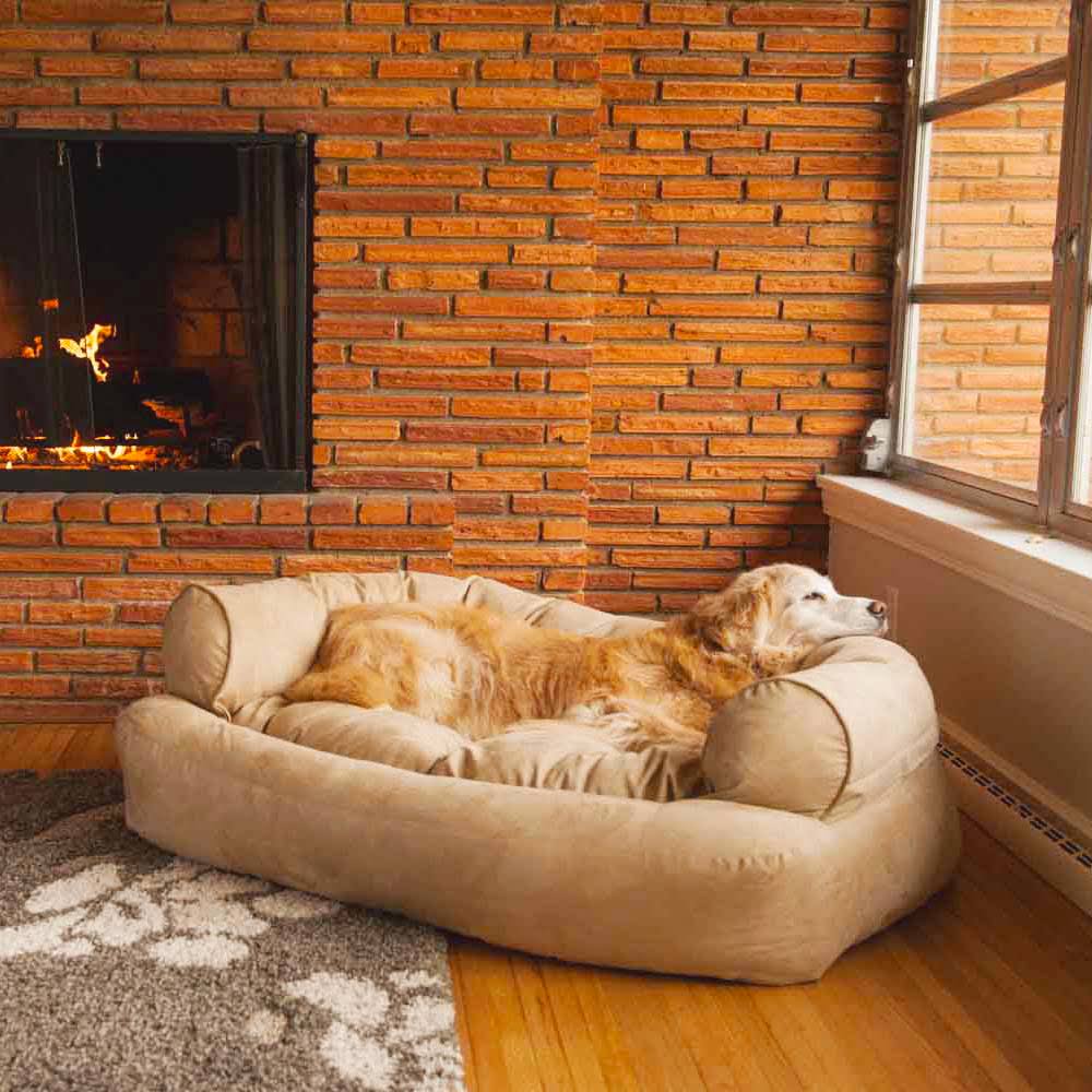 Camel Overstuffed Pet Sofa X-Large W1441