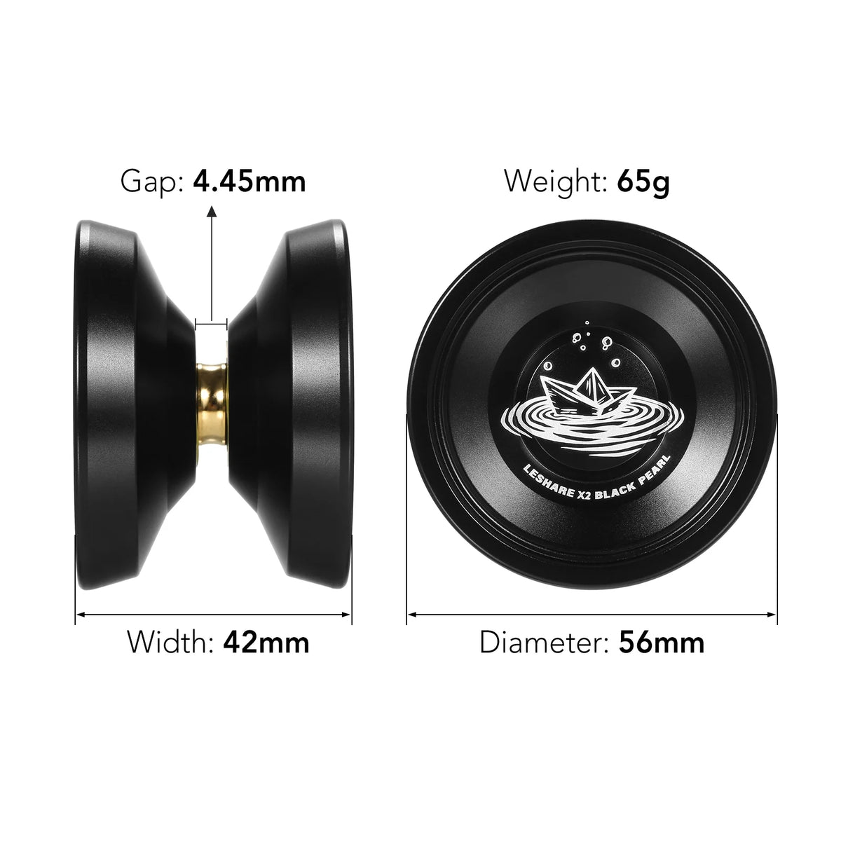 Aluminum Yoyo Ball with Bearing Strings and Glove I87770