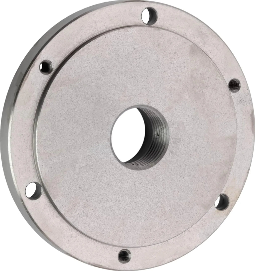 6" 3-Jaw Self-Centering Lathe Chuck with Backing Plate O7484