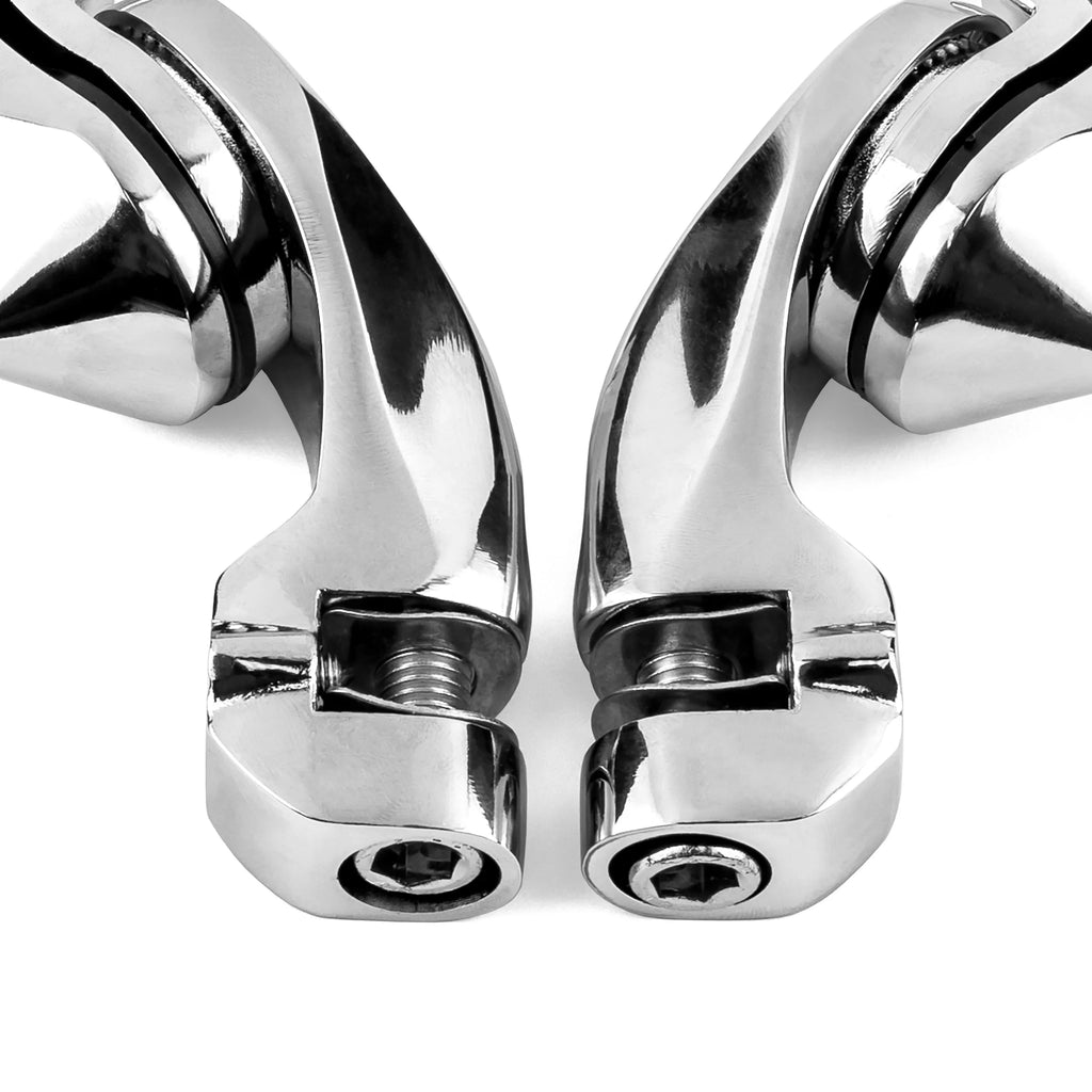 Chrome Angled Adjustable Highway Foot Peg Mounting Kit, 1 Pair Q47882