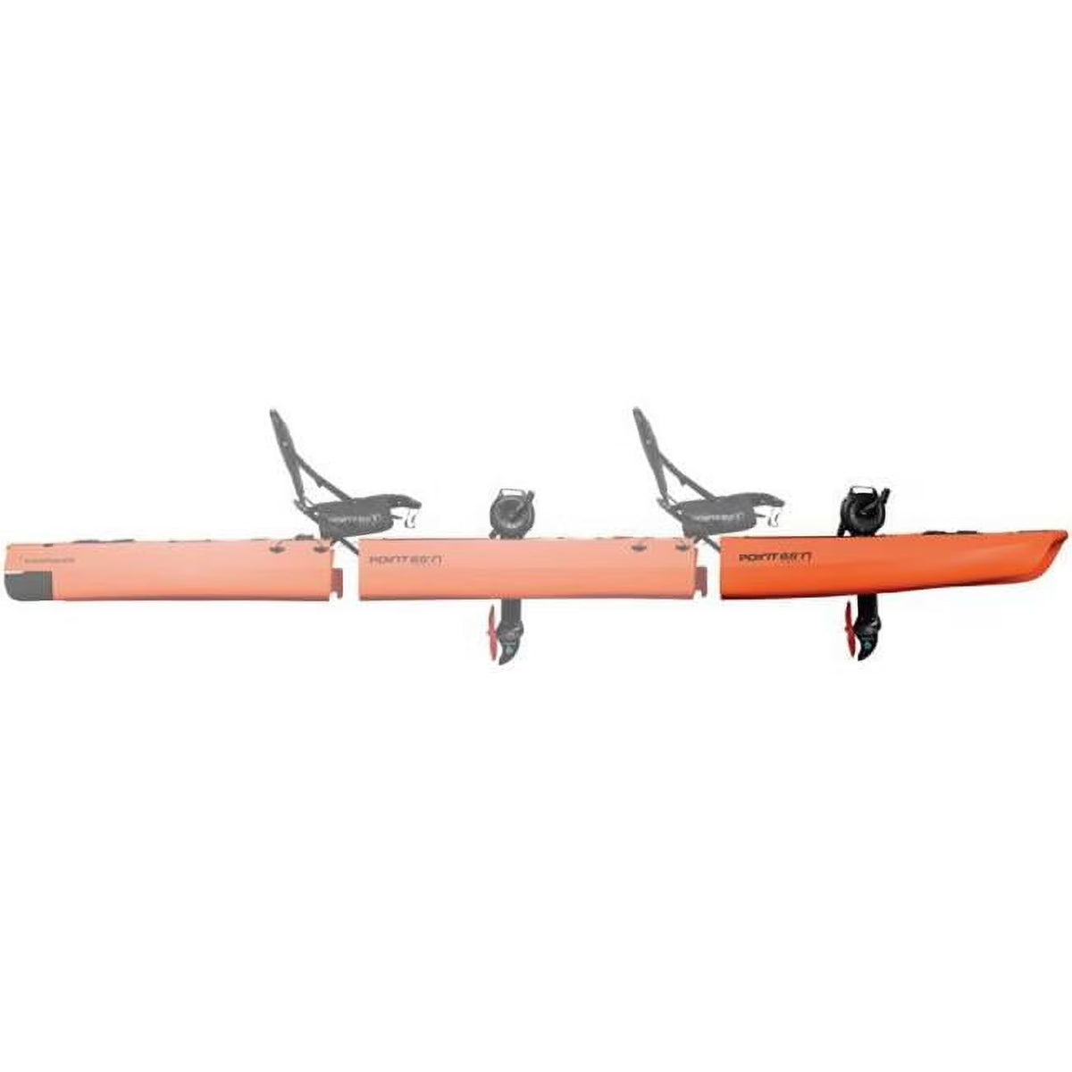 Orange Kayak Sections W7723
