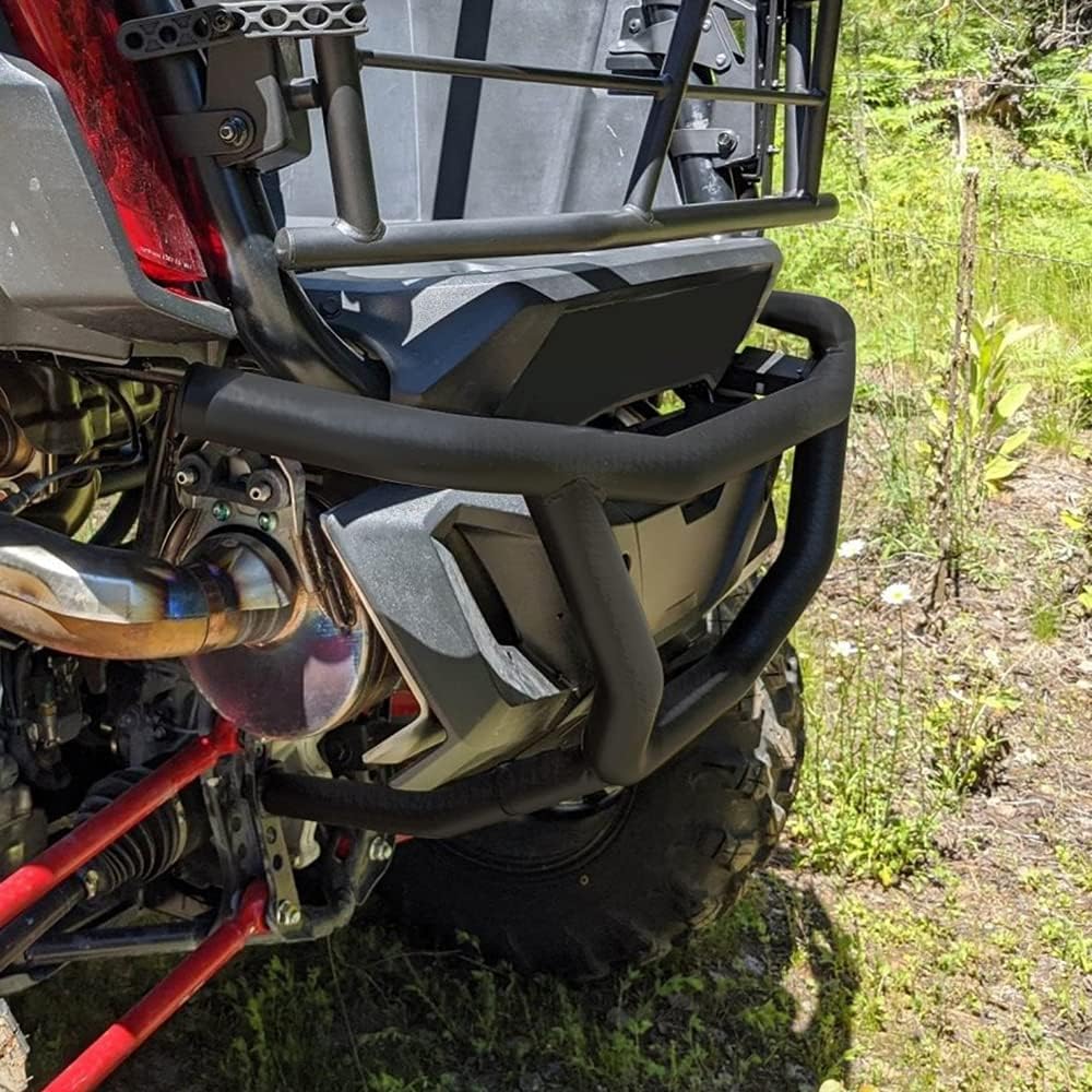 Heavy Duty Rear Bumper with Black Powder Coating for Honda Talon 1000R/ 1000X/ 1000X-4 UTV 2019 2020 2021 E2474