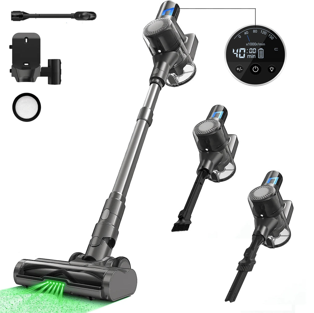 Cordless Stick Vacuum Cleaner with LED Display W353